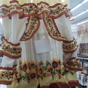 Kitchen window curtains top quality